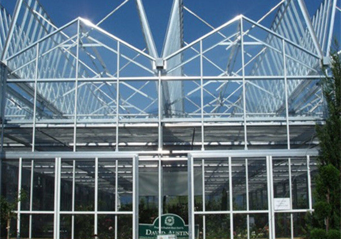 Smart Multi Span Venlo Glass Greenhouse Solar Photovoltaic Greenhouses Fruit Planting