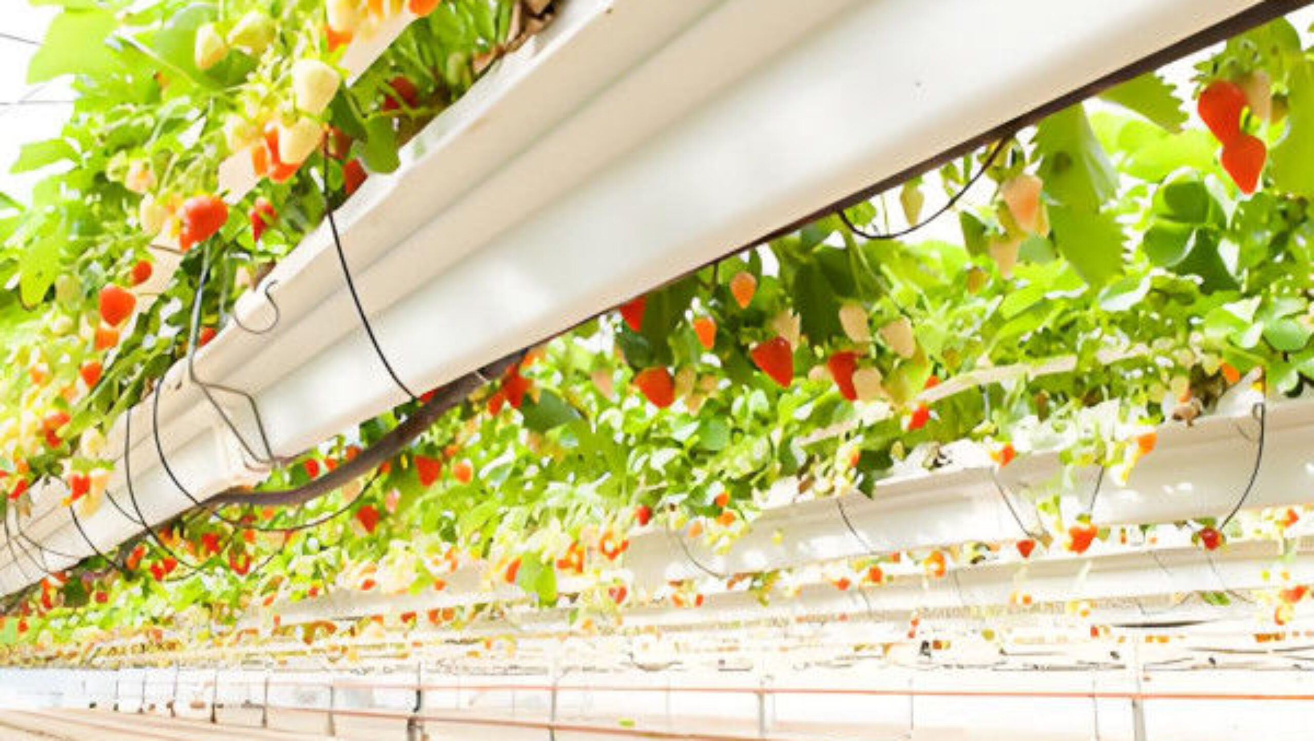 Stable Energy Saving Strawberry Greenhouses With Heating Cooling System