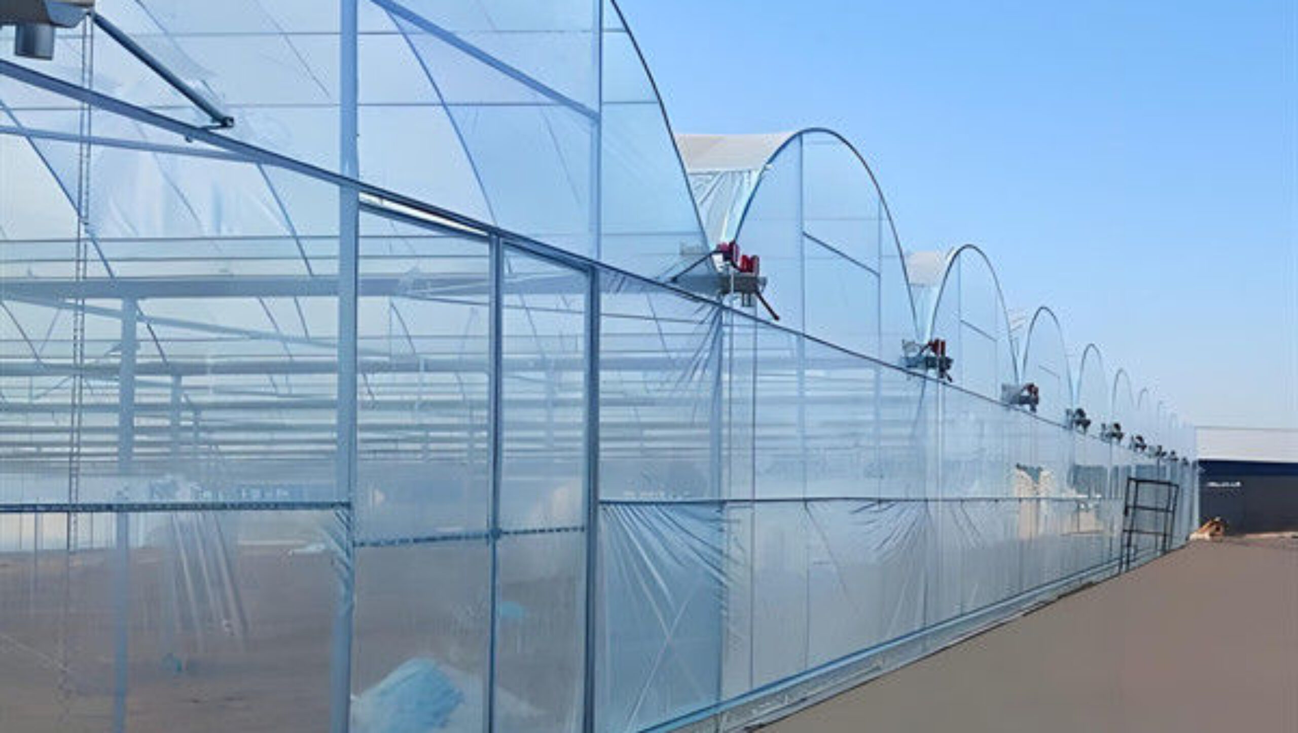 Stable Structure Agricultural Multi Span Greenhouse 30-100m Length