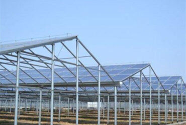 Strong Metal Frame Greenhouse Automatic Systems Solar Energy Green House