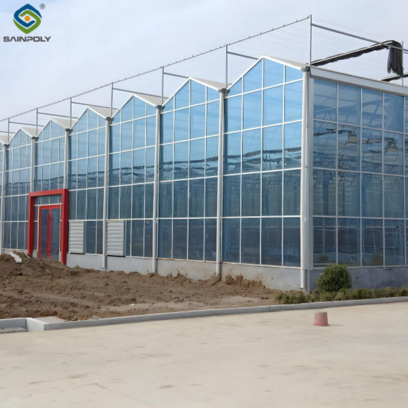Sustainable Venlo Style Greenhouse Utilizing Energy Materials and Renewable Energy Systems Supporting
