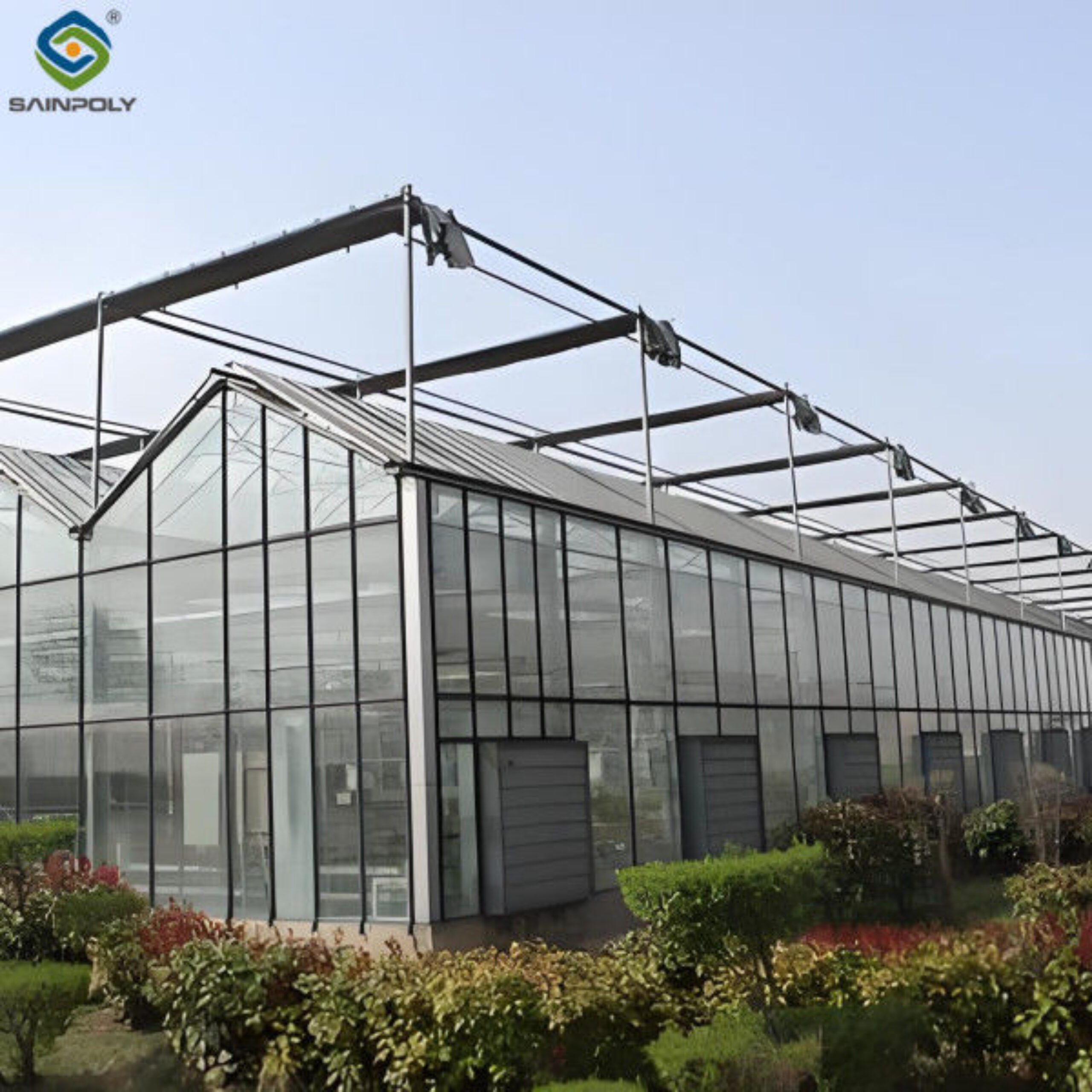 Sustainable Venlo Style Greenhouse Utilizing Energy Materials and Renewable Energy Systems Supporting