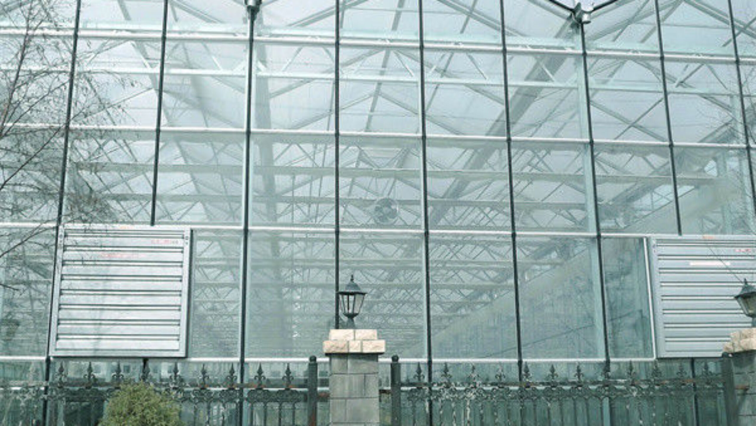 Venlo Greenhouse Commercial Polycarbonate Glass Greenhouse For Seeds Vegetables Hydroponic Tomato