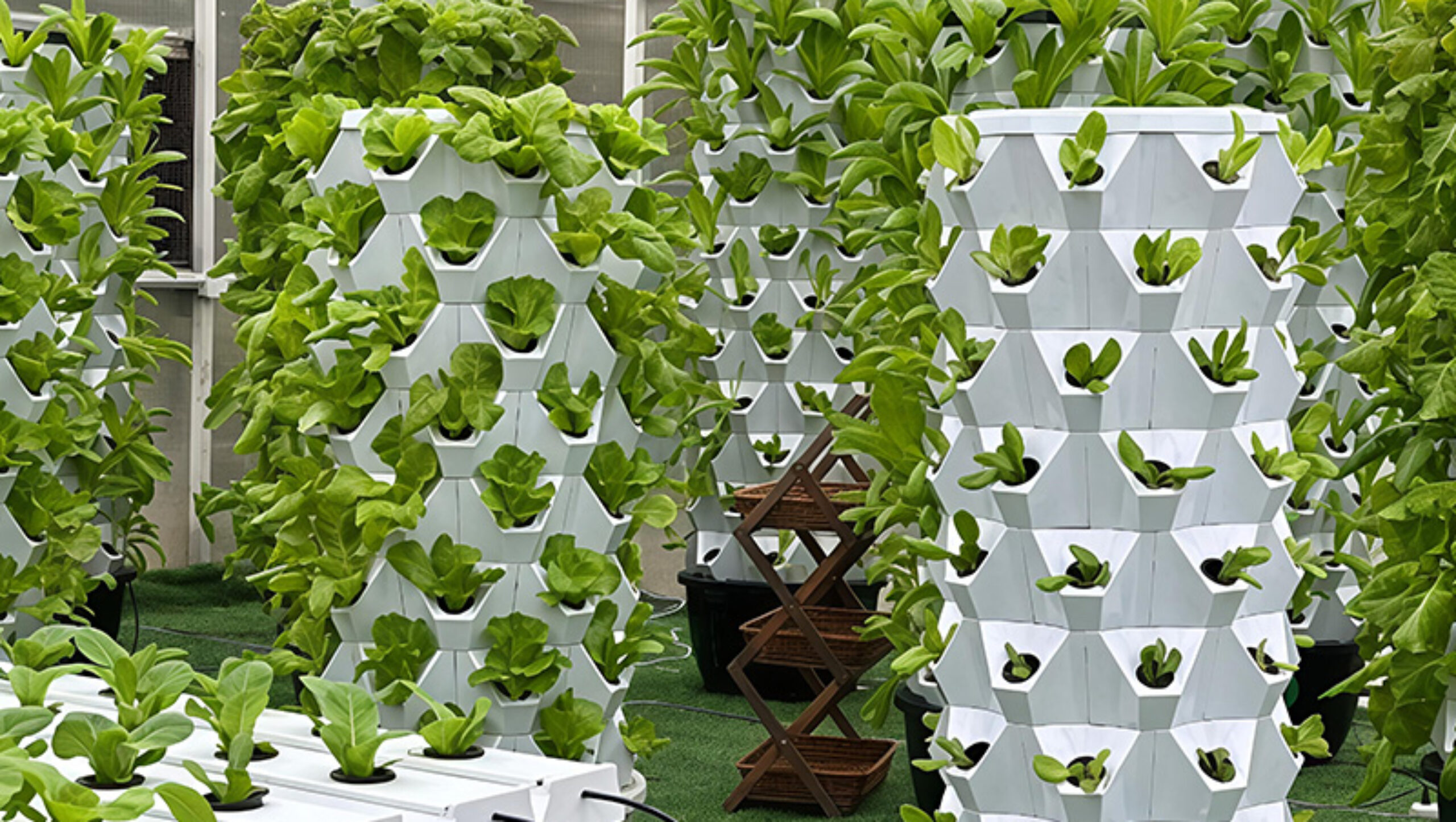 Vertical Hydroponic greenhouse for agricultural product cultivation