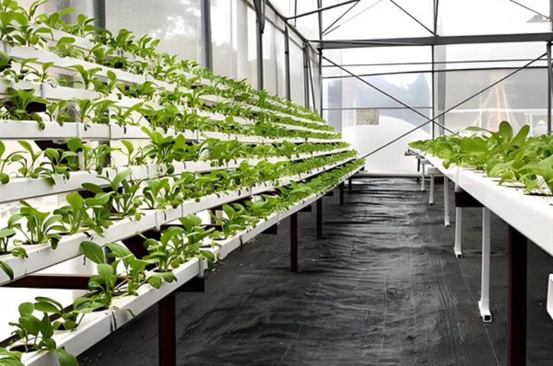 Weather Resistance Hydroponic System Greenhouse Multispan For Planting