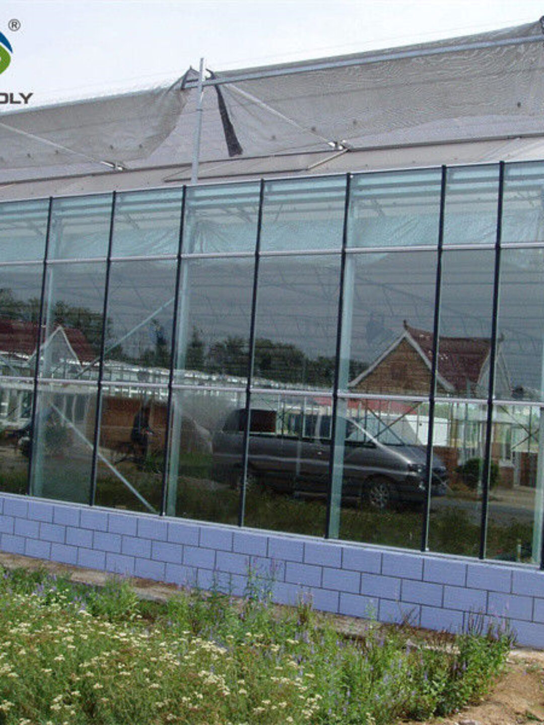 Weather Resistance Venlo Type Greenhouse With Hot Galvanized Steel Structure